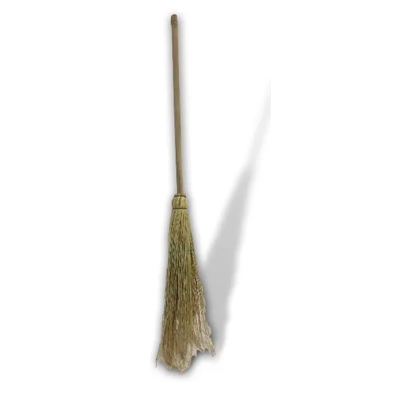 Escoba De Paja Grande Bruja Disfraz Halloween Cotillon