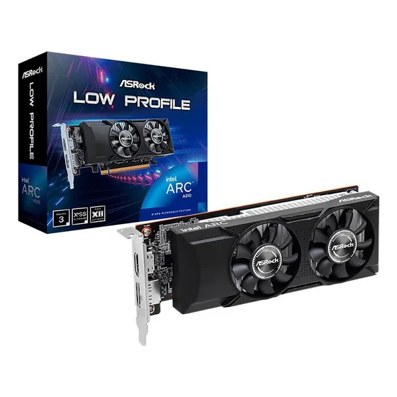 Placa De Video Asrock Intel Arc A310 Low Profile 4gb, Gddr6