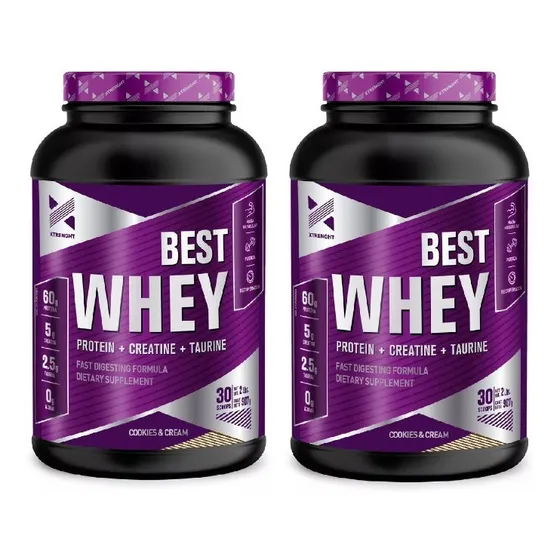 Combo Proteina Xtrenght Best Whey X 2u.