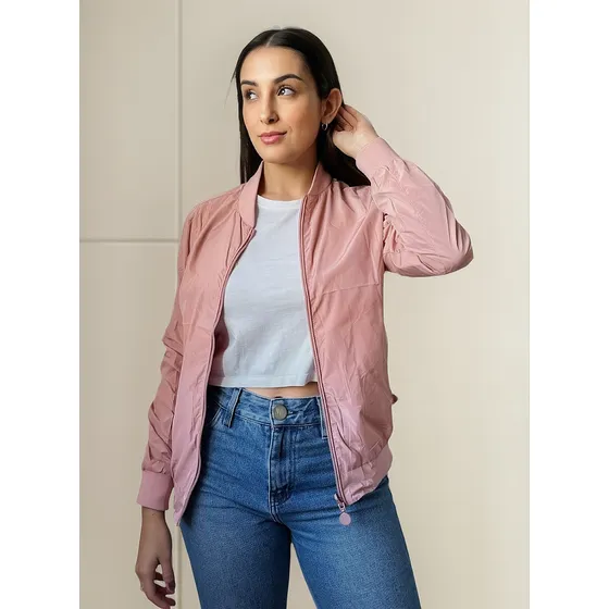 Campera Bomber Mujer Reversible