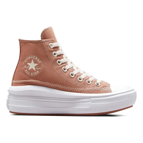 Tenis Converse Bota Chuck Taylor Move Mujer-marrón Claro