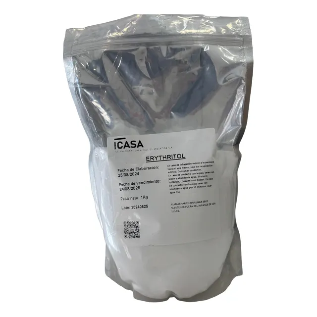 Eritritol 1 Kg - Endulzante 100% Natural Icasa