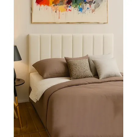 Cabeceira Estofada Casal 140cm Suede Para Cama Box