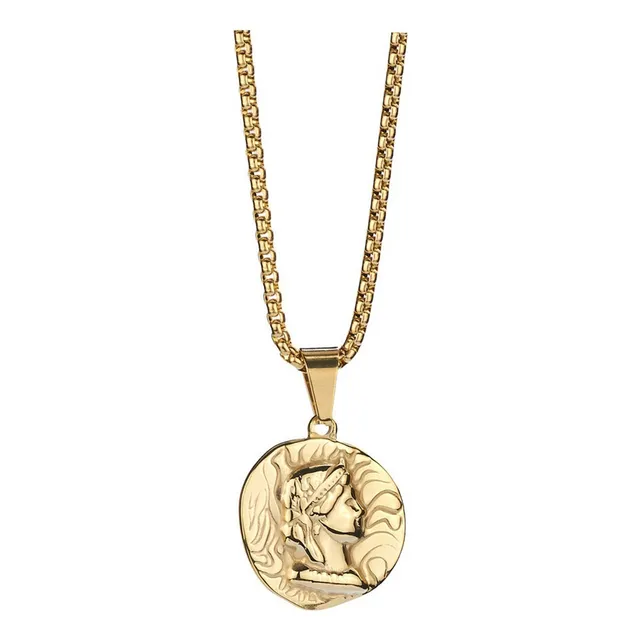 Tarjeta De Avatar Collar De Moneda Redonda Moneda De Oro De