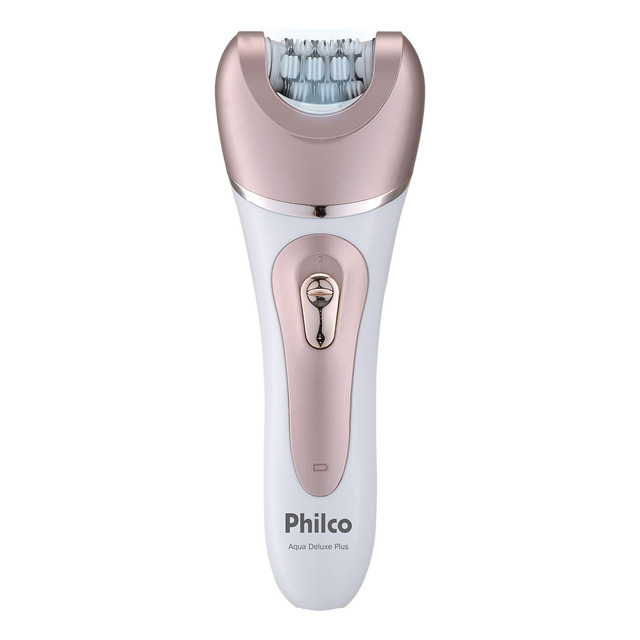Depilador Philco Aqua Deluxe Plus Pdp02r Cor Branco/rosa 110v/220v Depilador Philco Aqua Deluxe Plus Pdp02r Cor Branco/rosa 110v/220v