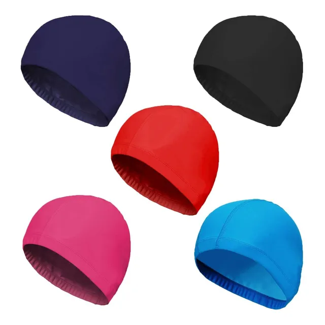 Aoozleny Gorra Natacion Tela Nailon Elastano Para Niño 5