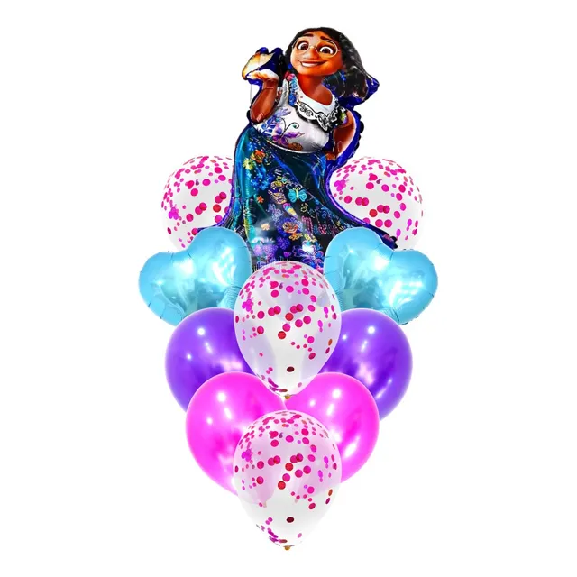 Deco Set 12 Globos Para Fiesta Motivo 70cm Encanto