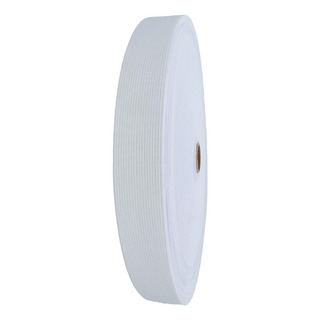 Elástico Crochet Blanco 32mm Rollo 50mts Resorte Ropa Textil Elástico Crochet Blanco 32mm Rollo 50mts Resorte Ropa Textil