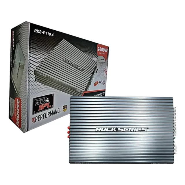 Amplificador Rock Series 4 Canales Clase Ab 2400w Max
