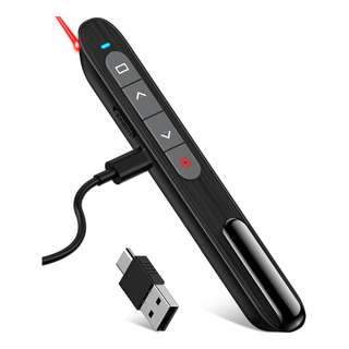 Presentación Recargable De Dinofire Usb C Remoto Con Luz Roj Presentación Recargable De Dinofire Usb C Remoto Con Luz Roj
