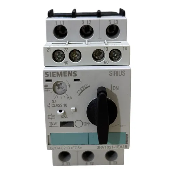Guardamotor Siemens 3rv1021-1ea15 2.8 - 4 Amp 50/60 Hz