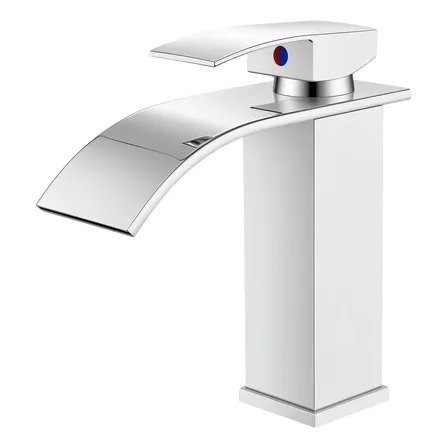 Torneira Banheiro Lavabo Lavatório Monocomando Cascata Cuba Cromado
