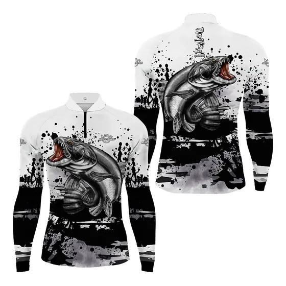 Camisa Camiseta De Pesca Com Proteção Solar Uv50+