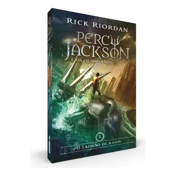 O Ladrão de Raios - Capa Nova: (Série Percy Jackson e os Olimpianos), de Riordan, Rick. Percy Jackson e os Olimpianos (1), vol. 1. Editorial Editora Intrínseca Ltda., capa mole em português, 2014