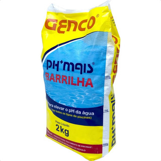 Elevador De Ph Granulado + Barrilha 2kg Genco Para Piscina Elevador De Ph Granulado + Barrilha 2kg Genco Para Piscina