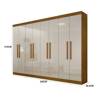 Rufato Guarda Roupa Casal Hera 8 Portas 100% Mdf Moderna MobĂlia Rufato Guarda Roupa Casal Hera 8 Portas 100% Mdf Moderna MobĂlia