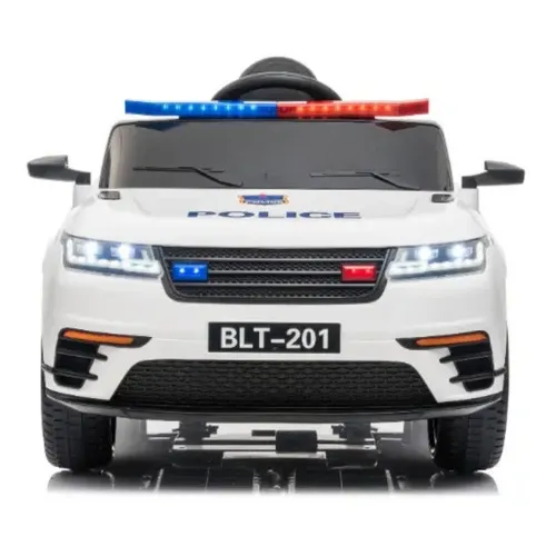 Carro Eletrico Infantil Som Farol Led Controle Drift Branco
