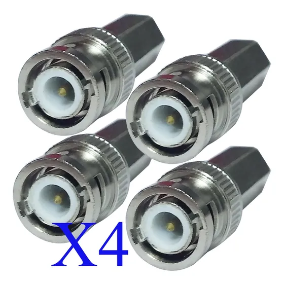 Conector Bnc Coaxial Enroscable Rg59 Cable Rg59 Cctv