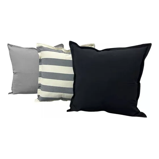 Pack X 3 Almohadones Tusor 40x40 Nórdicos - Diseños Color Variantes