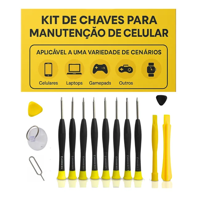 Kit Chave Ferramenta Espatulas Abrir Celular Notebook Tablet