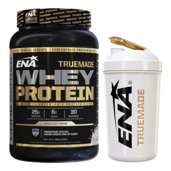 Pack Ena Whey Protein Vainilla 930g + Vaso Shaker