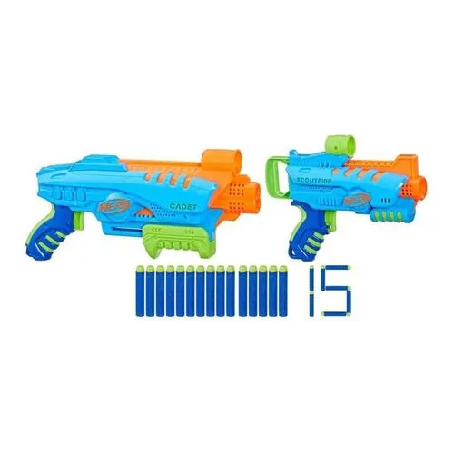 Set X 2 Lanzadores De Dardos Nerf Elite Jr. Ultimate Starter