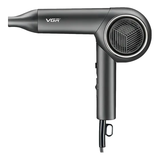 Secador De Pelo Plegable Profesional Vgr V-420 Negro 2000w