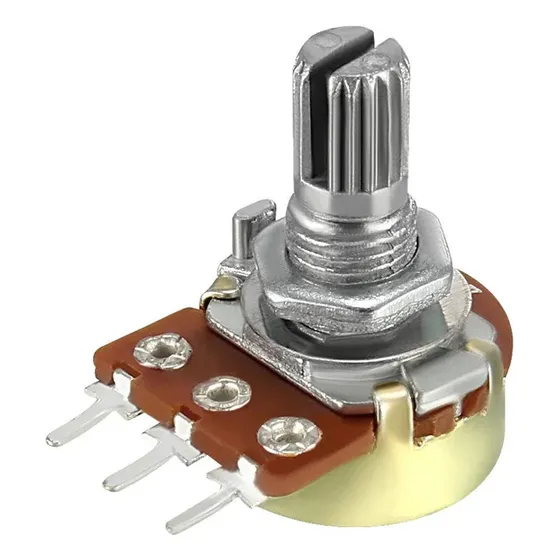 Potenciómetro 3 Pin Lineal (b) 1k 2k 10k 50k 100k 1m