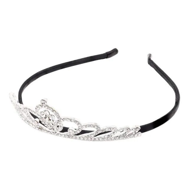Coroa Tiara Daminha De Cristal Estrela Encanto Princesa 