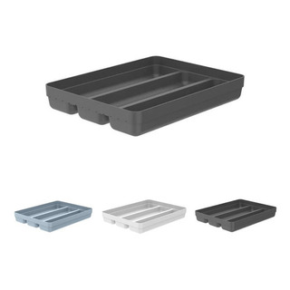 Organizador De Utensilios Logic Gaveta 3 Compartimentos Ou Cor Chumbo Organizador De Utensilios Logic Gaveta 3 Compartimentos Ou Cor Chumbo