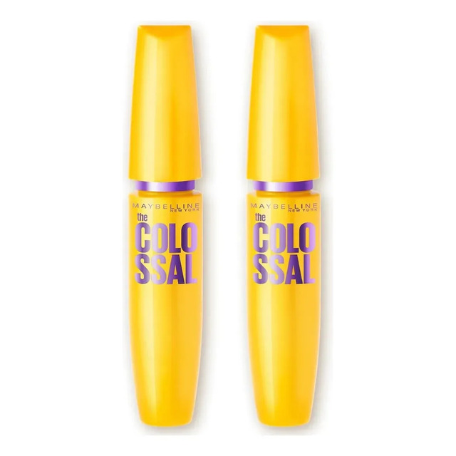 Kit Maybelline Máscaras De Cílios The Colossal 2 Unidades Preto Kit Maybelline Máscaras De Cílios The Colossal 2 Unidades Preto