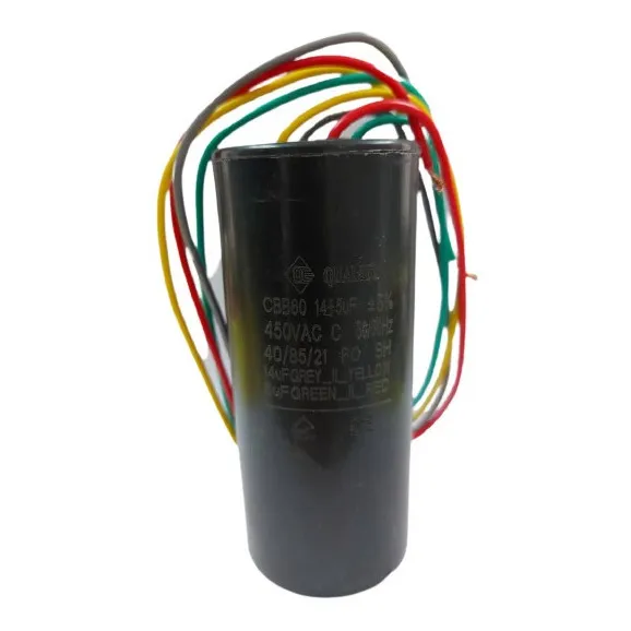 Capacitor De Lavadora 14+5 Mf 450 V