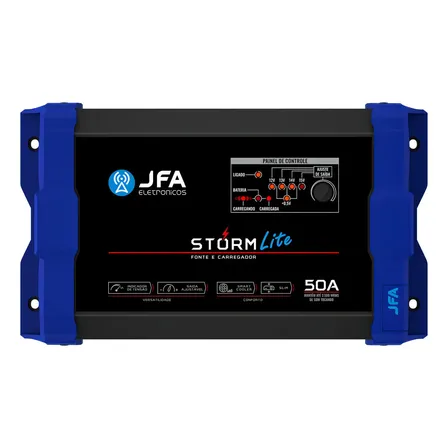 Fonte Carregador Jfa Storm Lite 50a 1050w Bivolt Smart Cooler Azul