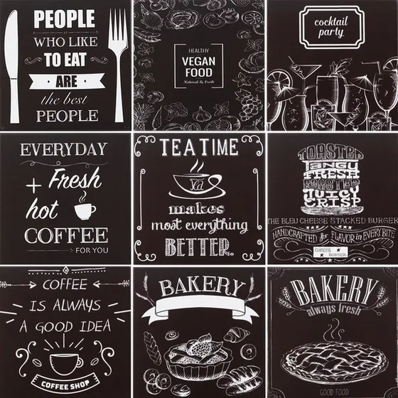 Azulejos De Cocina 20x20 Varios Diseños. Cem Revestimiento.