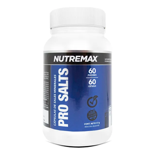 Nutremax Pro Salts Capsulas De Electrolitos Hidratacion 60c
