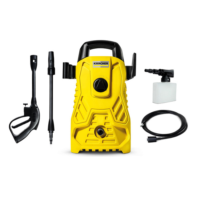 Lavadora De Alta Pressão Kärcher Compacta 1500psi 1400w Cor Amarelo 110v