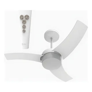 Ventilador Teto Aliseu Wave Remoto Moderno Potente Vento Cor Da Estrutura Branco Ventilador Teto Aliseu Wave Remoto Moderno Potente Vento Cor Da Estrutura Branco