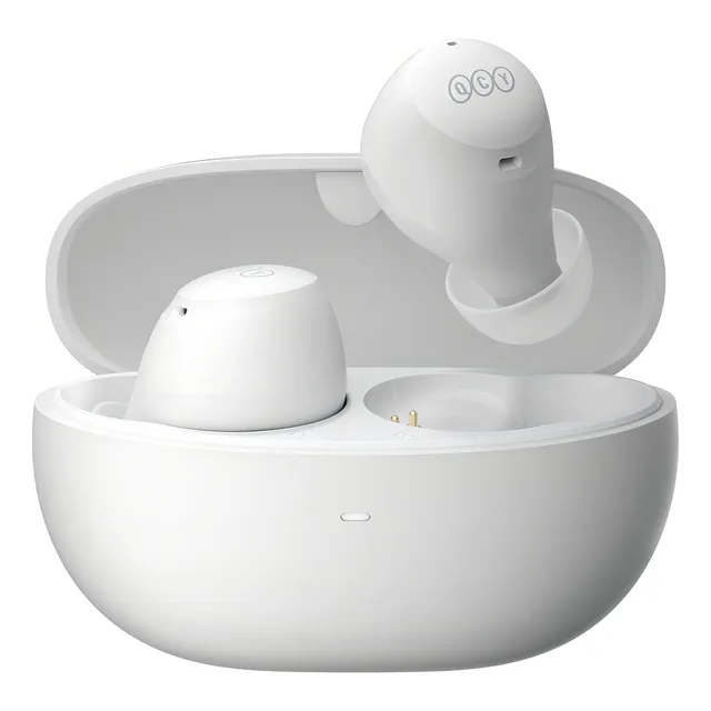 Auriculares QCY HT07 Arcbuds Bluetooth 5.2, color blanco