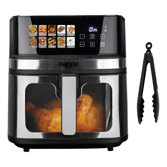 Freidora Sin Aceite Nappo Digital 8l 1700w Panel Táctil | Cuotas sin interés