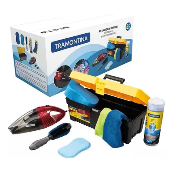 Kit Lavado Y Aspiradora De Automóvil 60 Watts Tramontina 