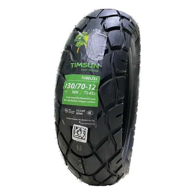 Llanta Timsun 130-70-12 Tl Sellomatic Doble Proposito Ts652