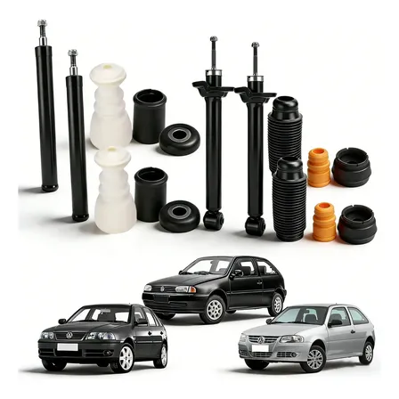 Kit Amortecedores Gol G2 G3 G4 Completo Dianteiro Traseiro
