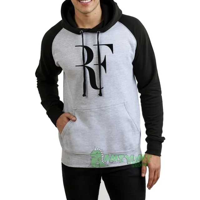 Moletom Roger Federer Tenis Raglan Canguru Com Capuz