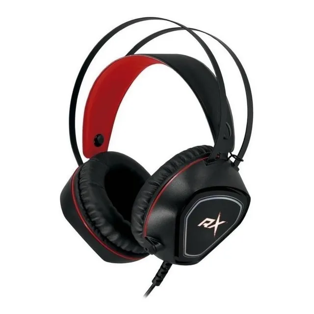 Audífono Gamer Reptilex R0013 Rojo Usb Sonido 7.1 Pc