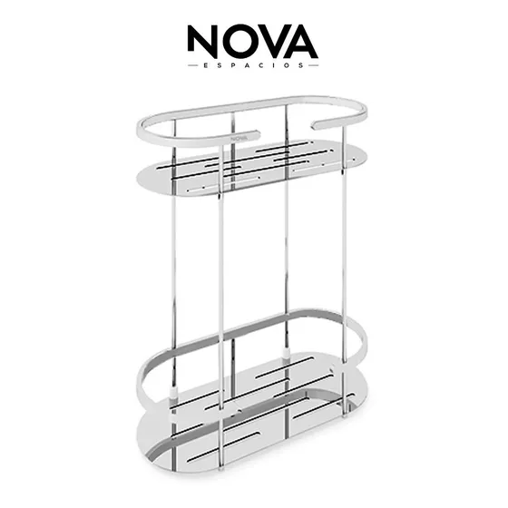 Nova Rejilla Repisa De Baño Cromada  Nvacc0064