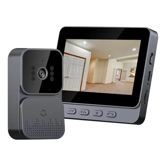 Timbre Inalámbrico Inteligente Wifi Con Cámara,pantalla