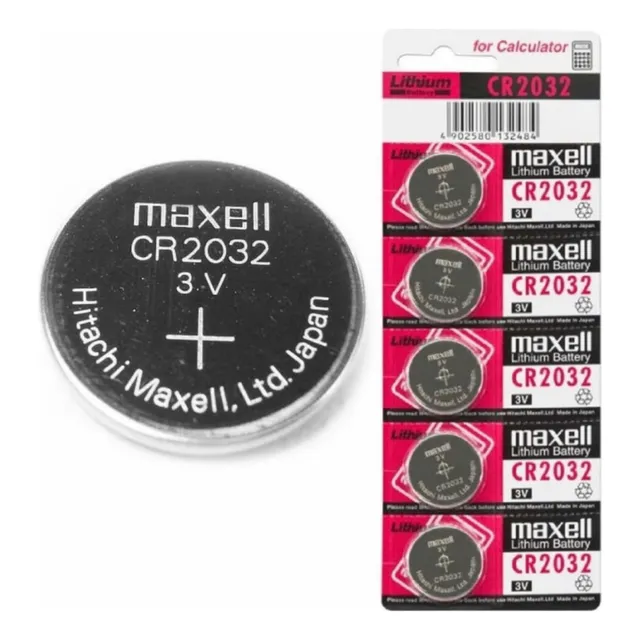 Pack 5 Pilas Cr2032 Tipo Botón Maxell