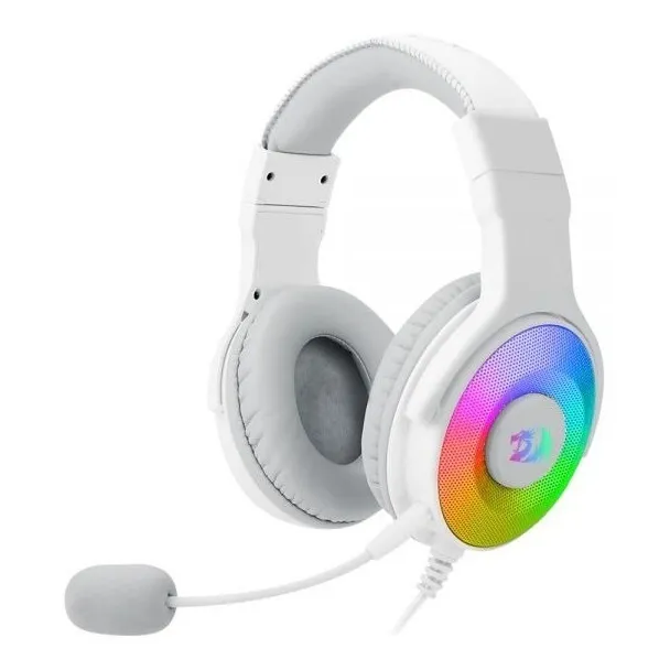 Audífonos Gamer Redragon Pandora2 Blanco Plug 3,5