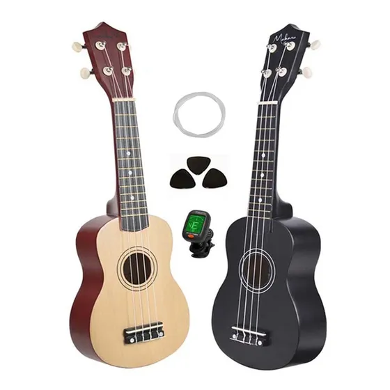 Ukulele Profissional Acústico Soprano Makanu + Brindes