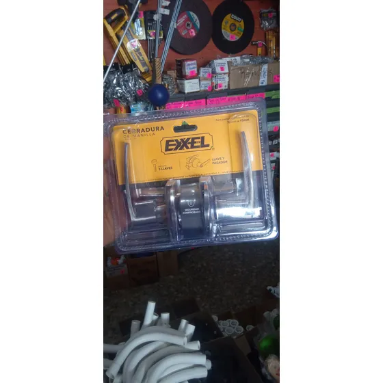 Cerradura De Manilla Exxel Niquel Satinado 45 Cm
